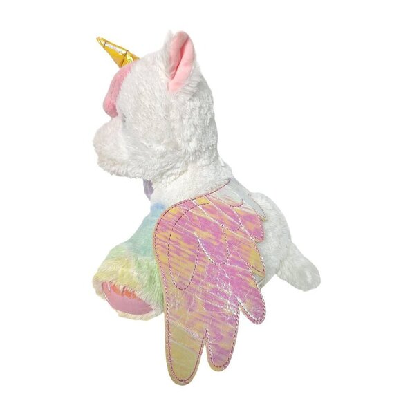Barbie Dreamtopia Unicorn Talking Plush 10.5" Metallic Wings - Picture 4 of 6